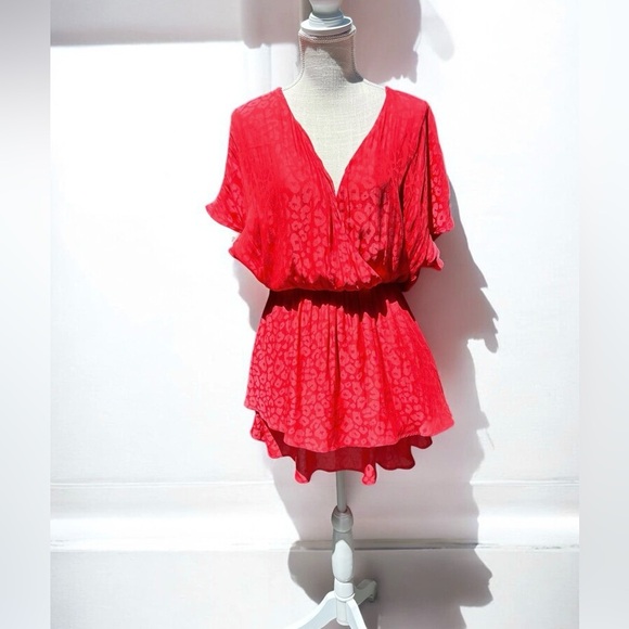 🌻 Show Me Your Mumu Sandrine Ruffle Dress Size Large - Picture 2 of 11